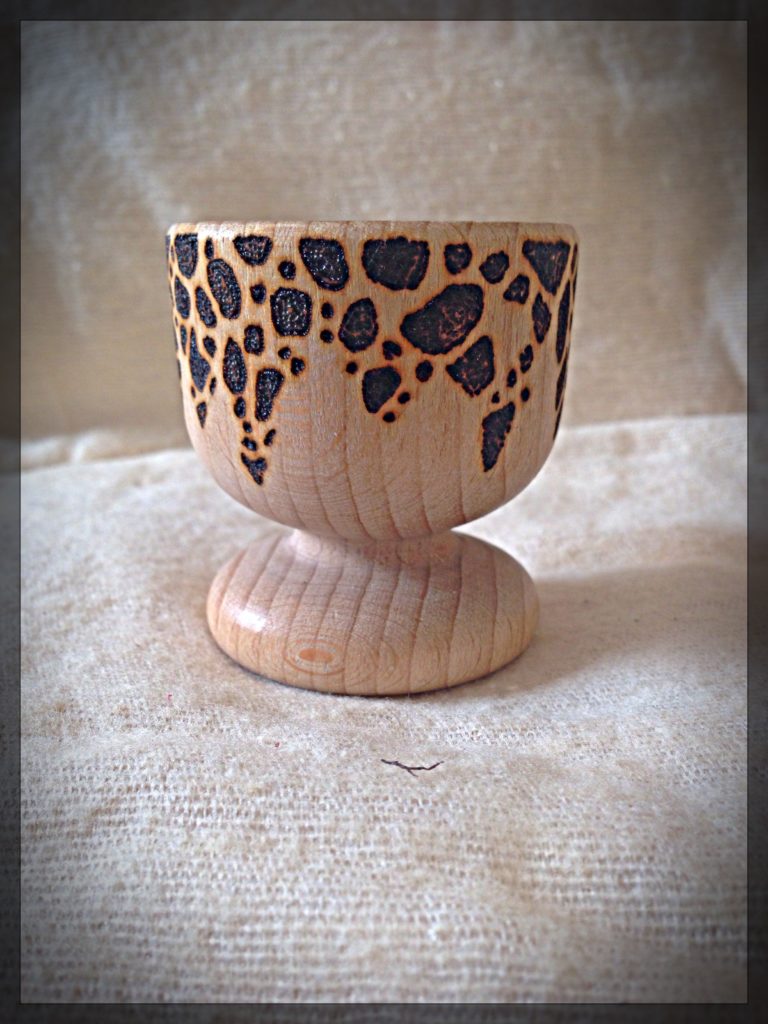 Egg Cup - Leopard Print Design