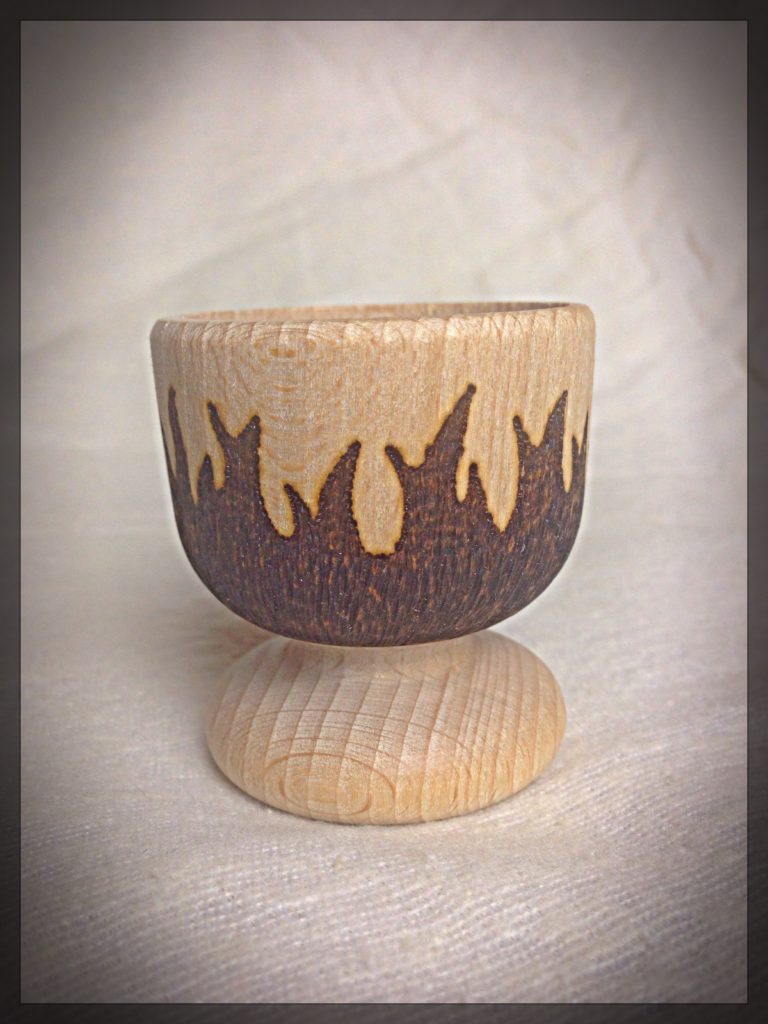 Egg Cup - Flames Design